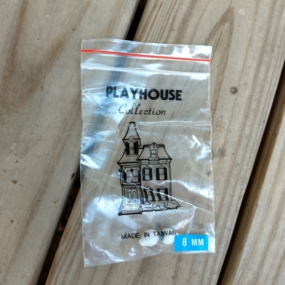 Playhouse Collection 8mm Blue Doll Eyeballs Eyes Doll Making NOS - Picture 2 of 2